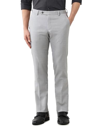 Image of Arrow Men's Tailored Fit Checked Trousers