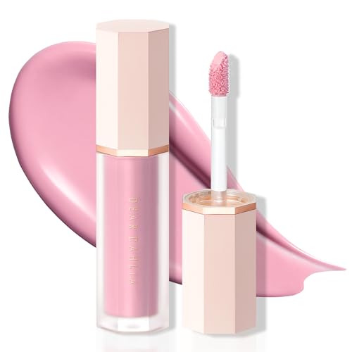 Image of DEAR DAHLIA Petal Drop Liquid Blush (Purity) - Natural Dewy Glow Serum Blush, Buildable & Blendable, Sheer Watercolor Finish, Vegan Korean Makeup for Cheeks, 0.14 oz