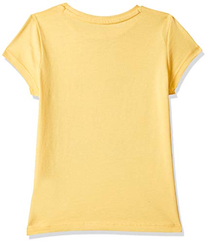 Image of Mothercare baby-girls Round neck Tshirts (Pack of 1), Yellow, 6 Months-9 Months