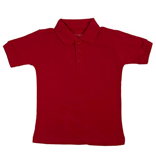 Authentic Galaxy Uniform Baby Boys Short Sleeve Pique Polo Red Size 2T