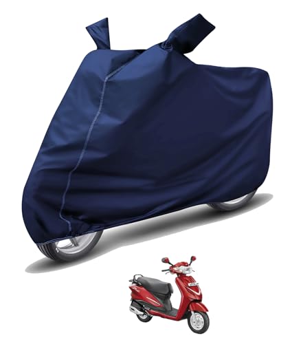 Image of Auto Hub Waterproof Scooty Cover Compatible with Hero Duet Dustproof, UV Protection Two Wheeler Scooty Duet Cover - Blue
