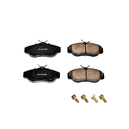 Image of PowerStop Front Brake Pads for Land Rover Discovery 1999-04 | Land Rover Range Rover 1995-02 - Z17 Ceramic Brake Pads with Installation Hardware, 17-676