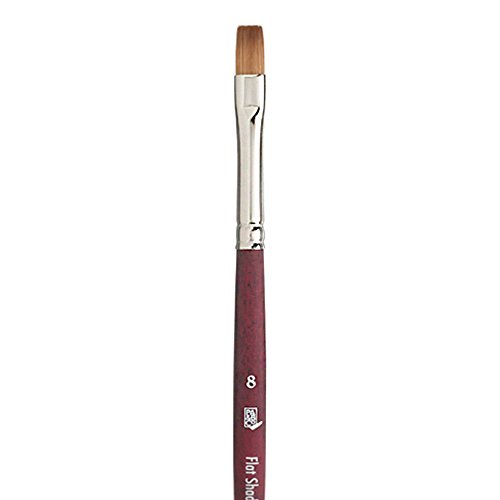 Image of Princeton Velvetouch, Series 3950, Paint Brush for Acrylic, Oil and Watercolor, Flat Shader, 8