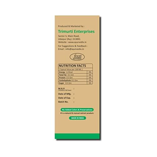 Image of Ayurvedix Triphala Ark 200 ml | Triphala Hydrosol (Amla, Haritaki, Bibhitaki) | Supports Digestion & Gut Health | Herbal Detox & Antioxidant Support | Ayurvedic Liquid | FSSAI Certified
