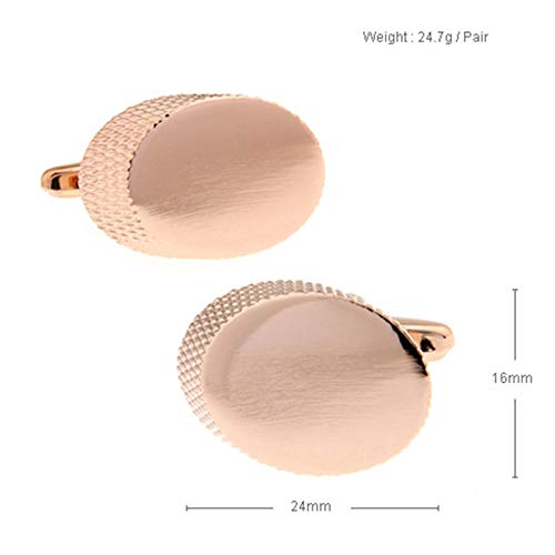 Mancuernillas Daesar para Hombre Doradas miniatura 5