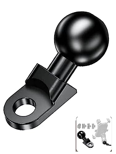 XiXiYang Ball Ram Mount Base,Universal Ball Mount Adapter,10mm Mounting Hole Strong Ball Mount Connect to Motorcycle Phone Holder Any Accessory Fit for Ball Socket Arm