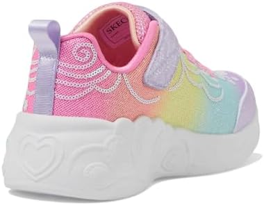 Skechers Kids Princess Wishes Sneaker, Multi, 10 US Unisex Toddler | Image 5