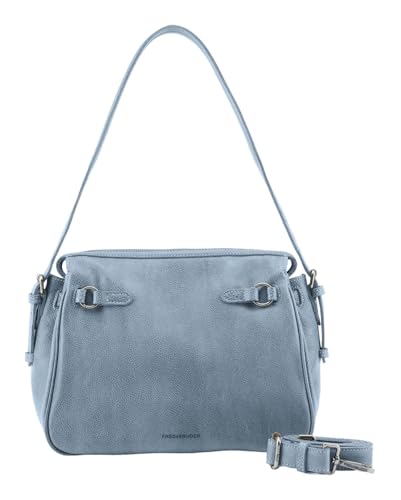 Sac à épaule bandoulière FREDsBRUDER bleu clair en cuir véritable pour femme