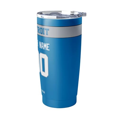 Image of ANTKING Detroit Tumbler 20 oz Travel Coffee Cup Custom Name Number for Men Women Boy Gifts