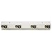 Mop and Broom Holder, White Gloss, SS