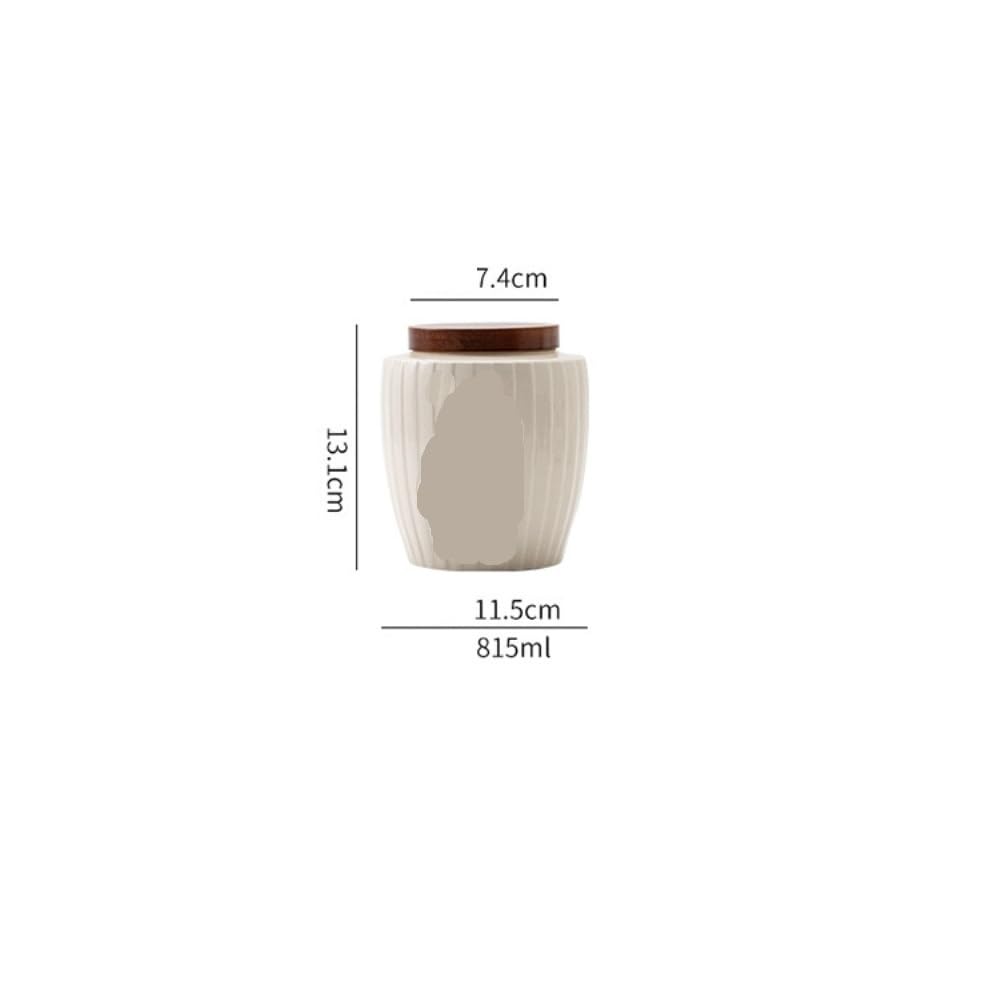 Tea Coffee Sugar Canisters Vintage Chinesische Keramik Bulk Tee Vorratsbehälter Topf Küche versiegelt Topf Tee Set Doppeltopf Geschenkbox Set leere Topf Küchendosen (A)
