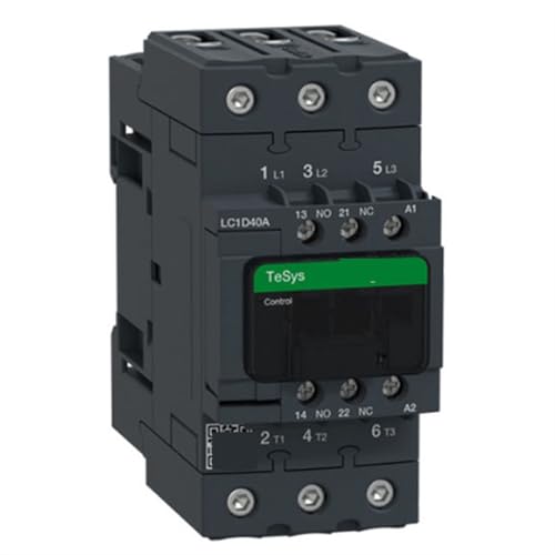 Contacteur tripolaire LC1D40 40A bobine 36V CA Lc1d40acc5c pour armoire
