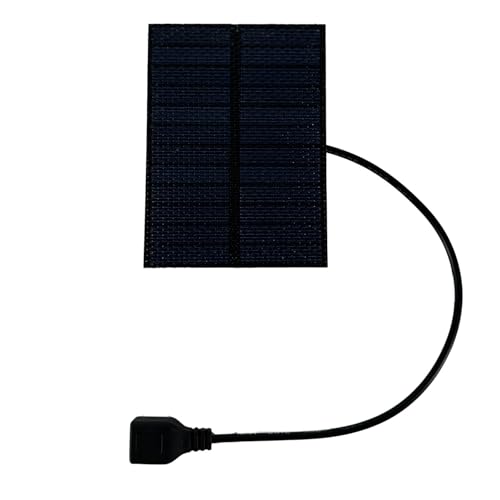 Panel solar USB de 1,5 W 5 V, placa de carga solar pequeña, celda solar de alta eficiencia de conversión