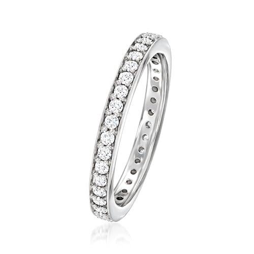 Ross-Simons 0.50 ct. t.w. Lab-Grown Diamond Eternity Band in Sterling Silver3