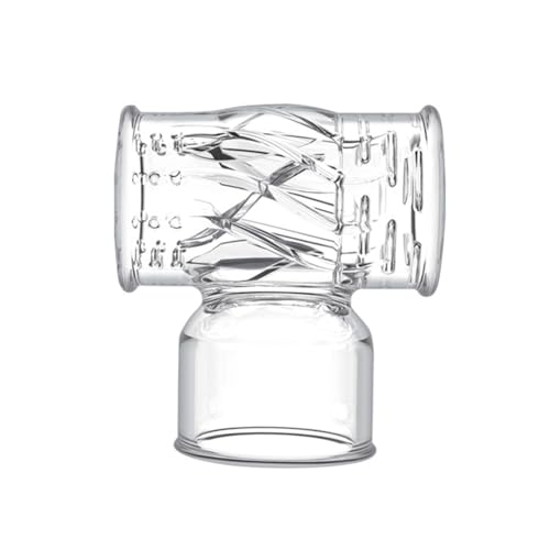 Fashionable and Trendy Magic Wand Attachment, Soft TPR Head Cover, Increases Quality of Life,1.77-inch Inner Diameter, Compatible with Hitachi by QDHGCFOC (Transparent,D)