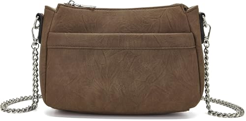 Idesort Small Crossbody Bags Purse for Women Vegan Leather Lightweight Shoulder Handbags with Card Slots