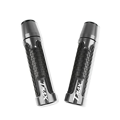 Poignées de guidon TMAX 530 antidérapantes CNC moto racing TMAX 500 gris
