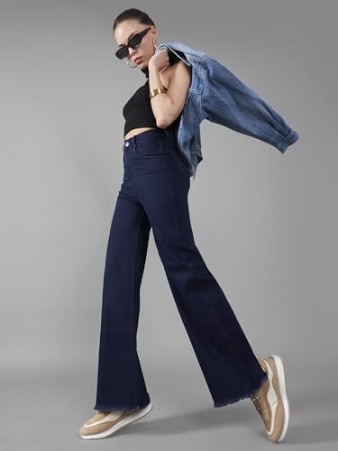 Image of Dolce Crudo Women's High Waist Straight Fit Jeans