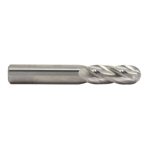 Image of Drill America 1 /4 inch Carbide 4 Flute Single End Long End Mill, MMO Series