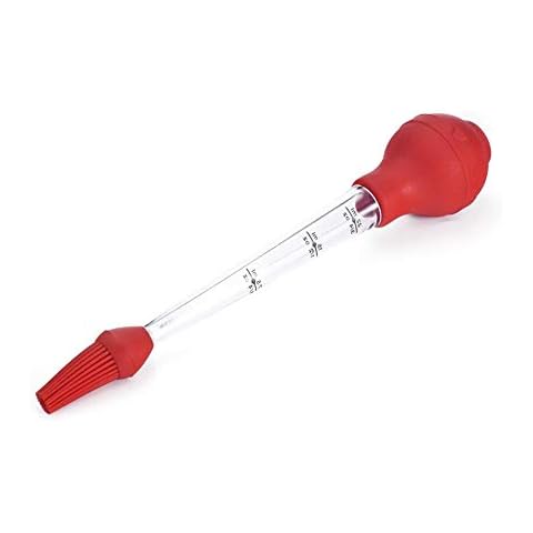Sue-Supply Bratenspritze Bratensaft Pipette Kitchen Craft Bratensaftspritze Truthan-Bratset Cover