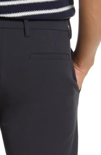 Theo Tapered Leg Stretch Pants in Dark Grey US 32X324