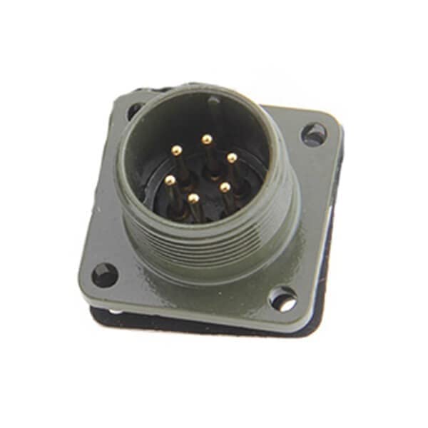 Military Spec Connectors MS3102A18-12P Panel Mount Receptacle 6 Pin Male Socket Connector