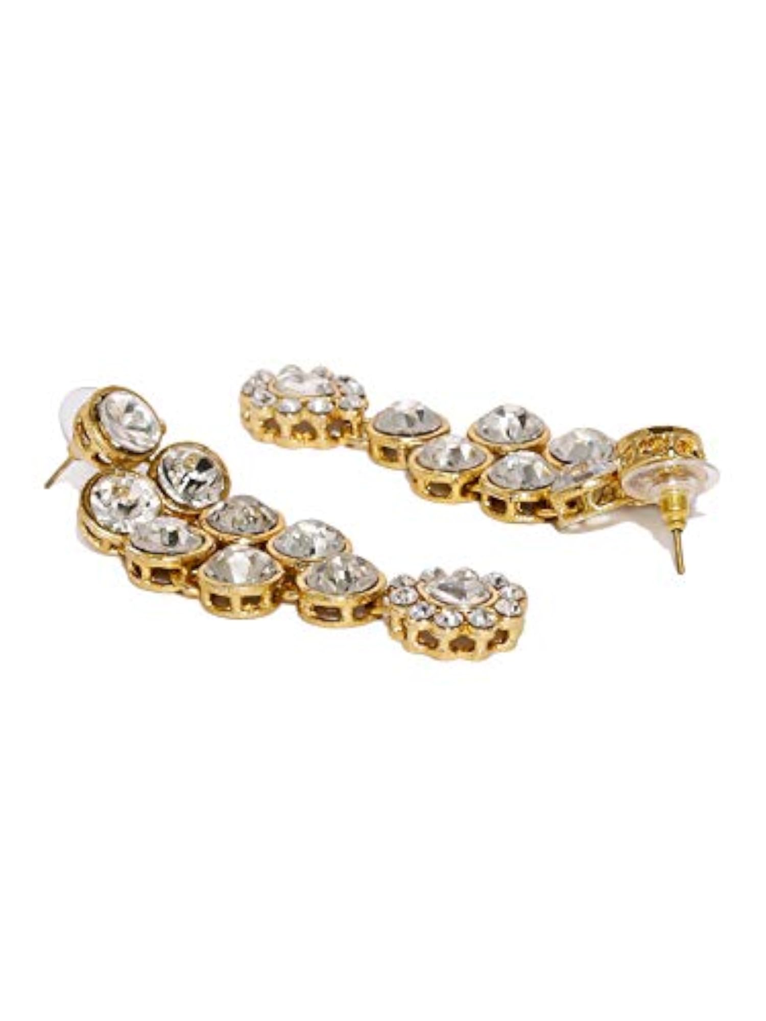 Women's Toned Ethnic Stones Studded Necklace Set