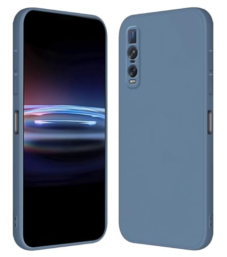 RankOne Funda para OPPO Find X2 Pro (6.7' Inches) Carcasa de Silicona de TPU Suave - Lavanda Gris