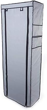 Miniatura 3 de Zapatero de 9 niveles, organizador de almacenamiento portátil de almacenamiento para zapatos, 10 niveles, 9 celosías, cubierta de tela impermeable