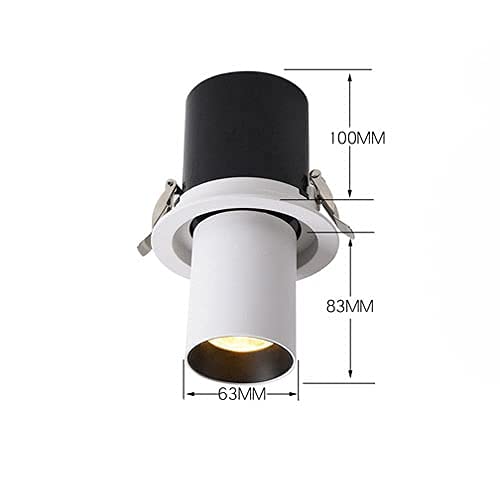 Focos direccionales de 20W regulables para crear ambientes únicos en el salón 7