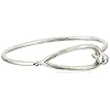 Lucky Brand Women's Modern Simple Life Silver Cuff Bracelet, One Size