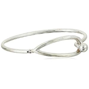 Lucky Brand Women's Modern Simple Life Silver Cuff Bracelet, One Size