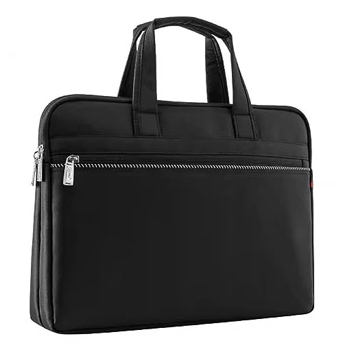 Male Business Briefcase Computer Bag Conference for Carrying Paper Files