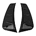 Car Fender Side Cover, Easy Installation Fender Side Vents Replacement 2Pcs Gloss Black for Side Fender Vent Decoration for Car