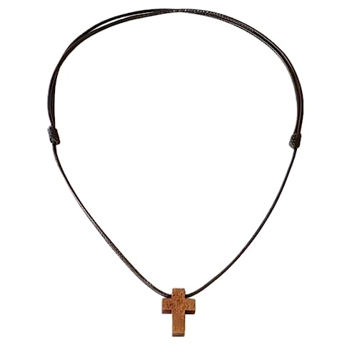 Wooden Cross Pendant