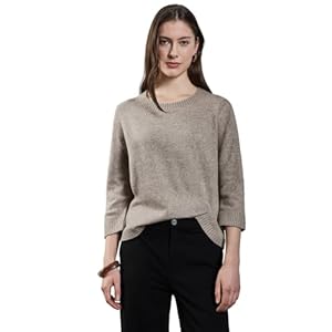 Street One Damen Strickpullover mit Rundhals