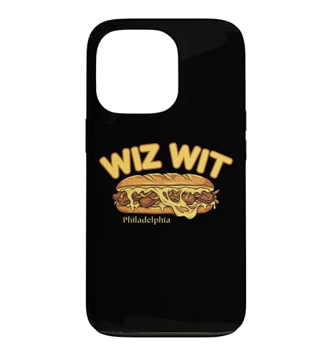 Wiz Wit Philly Cheesesteak Funny Philadelphia Foods �p���f�B �X�}�z�P�[�X iPhone 13 Pro �p