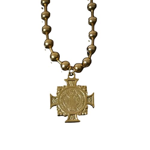 Médaille de San Benito en argent massif 925, le cadeau idéal pour homme et femme