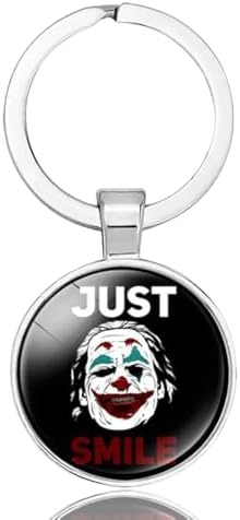Joker Keyring, Joker Keychain Charms for Men Women Fans