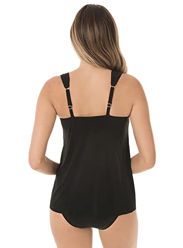 Miraclesuit Women's Swimwear Dazzle Scoop Neck Underwire Bra Tankini Bathing Suit Top3