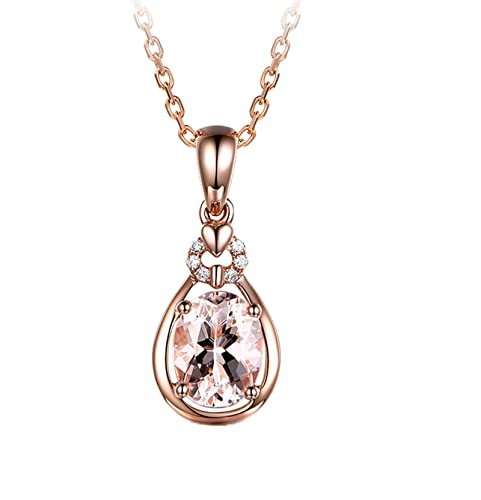 Collier morganite or femme pour sublimer votre tenue de soirée ou un look quotidien