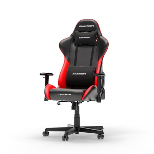 DXRacer FORMULA L Nero & Rosso Similpelle PVC la Sedia Gaming Originale