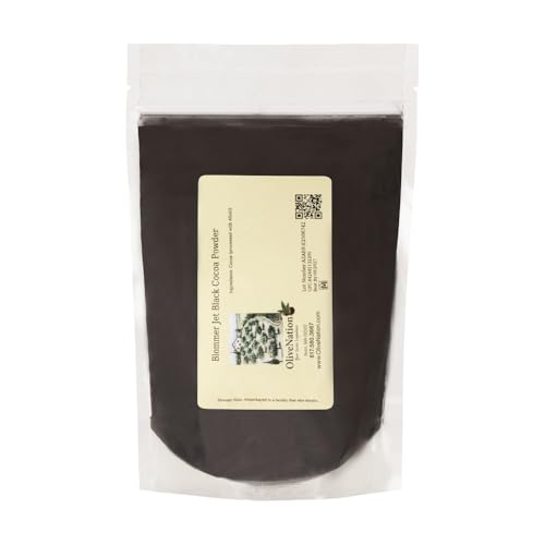 Blommer Jet Black Cocoa Powder 8 oz by Blommer