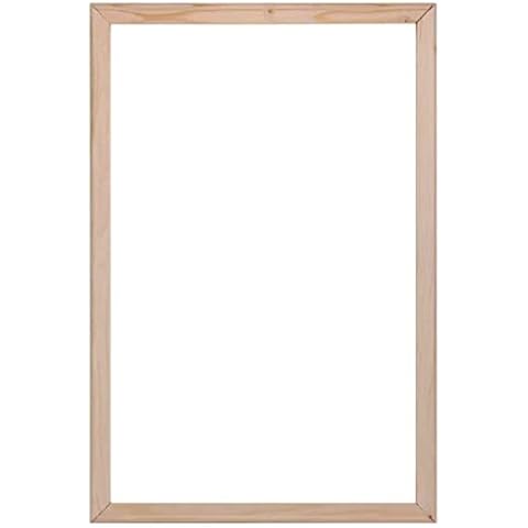MingSH 16 x 20 inch wooden frame canvas stretcher bars for oil painting and paint by numbers 4 strips (Only Wooden frame)(40.64x50.8cm) Cover