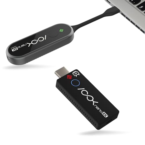 Image of RGBlink Ask Nano 4K Wireless Presentation Kit,Wireless Screen Sharing USB-C Transmitter & HDMI Receiver for Conference Room & Classroom, Cast Screen Content to TV from Computer