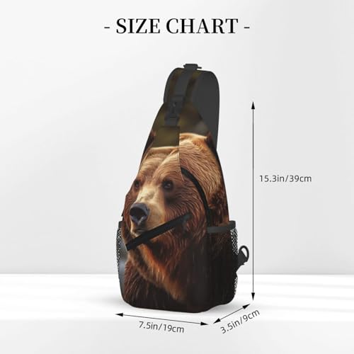 Bolso Cruzado Hombre Mochila Bandolera Negra miniatura 3