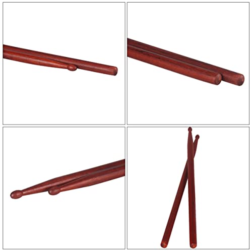 Baquetas profesionales Toyvian, 1 par, de madera, para práctica versátil, conciertos y diseño suave para comodidad y durabilidad miniatura 6