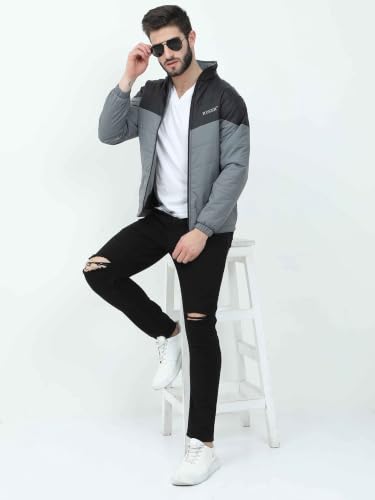 Image of Ryker Regular Fit Polyester Men's Jacket Full Sleeve Zipper Jacket for Men's