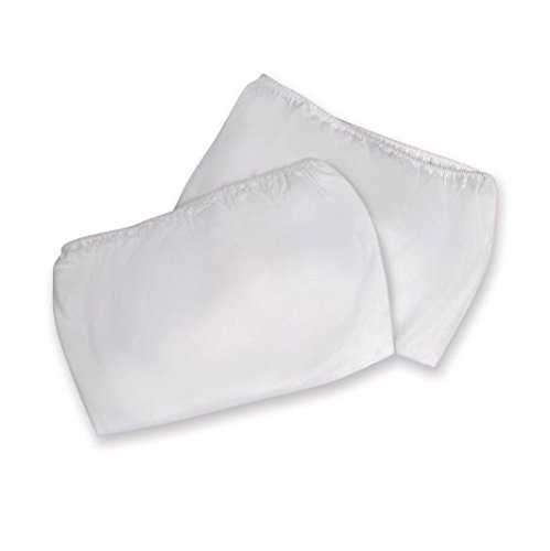 Badger Basket Empress Bassinet Sheets, White, 2 Count Cover