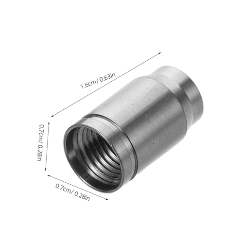 Zerodeko 2pcs Tapas de Válvula para Bicicleta de Titanio para Válvulas de Bicicletas de Montaña y Carretera miniatura 2